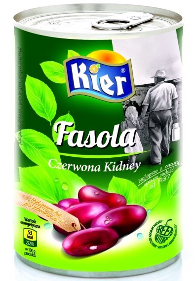 Czerwona Fasola Fasolka Kidney Włoska 400g KIER