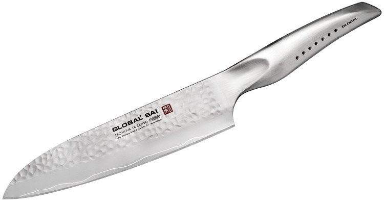 Global SAI Japoński Komplet 4 Noży w Czarnym Bloku GKB-52CB