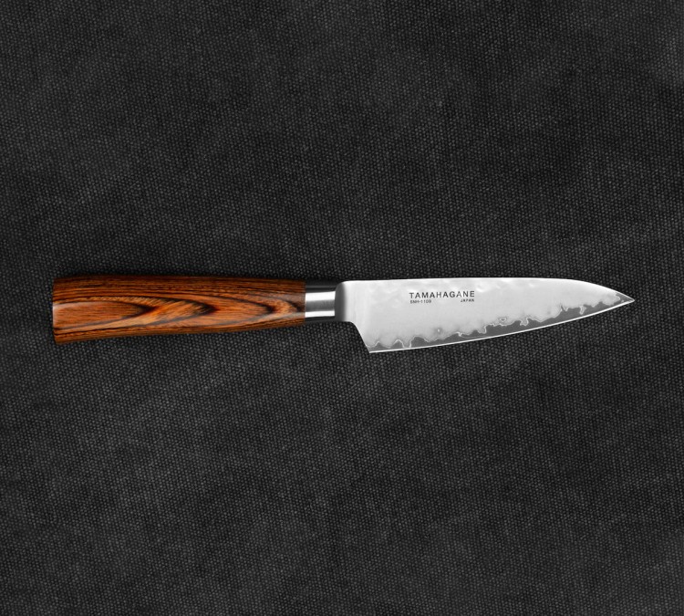 Tamahagane Tsubame Brown Nóż Do Obierania 9cm