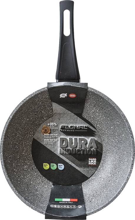 Patelnia Wok z Twardego Aluminium 28cm Wielofunkcyjna Non-Stick FLONAL
