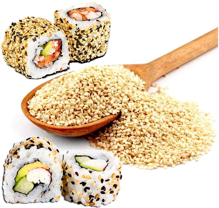 Biały Sezam Posypka Do Sushi 500g SKWORCU