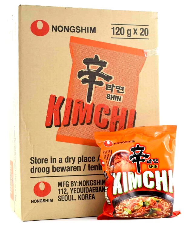 20x Zupka Koreańska KimChi Ramen KARTON 120g NONGSHIM