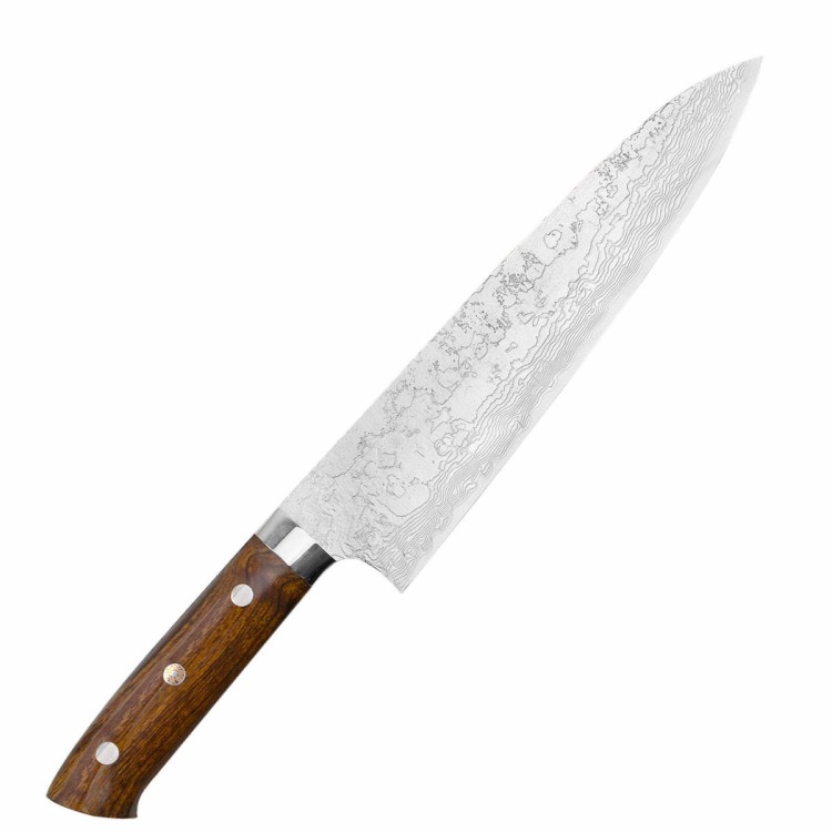 Takeshi Saji R2 Diamond Ręcznie Kuty Nóż Szefa Kuchni 21cm
