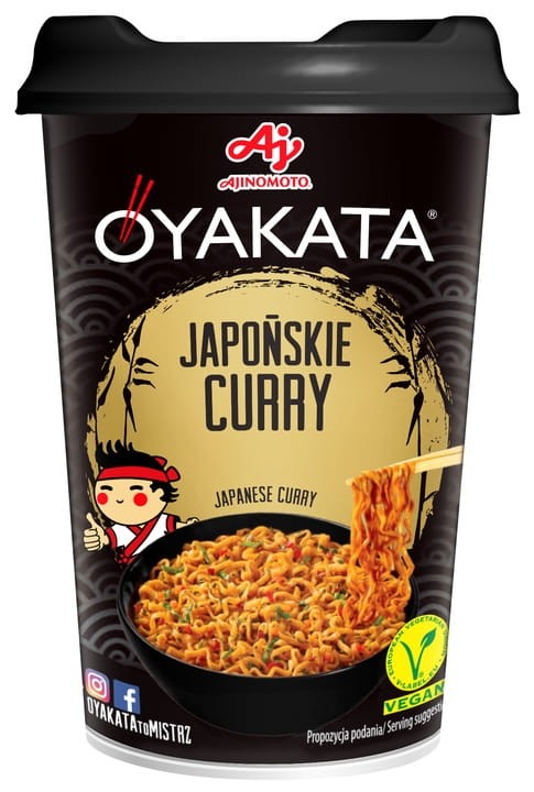 Zupka Makaron Błyskawiczny Japońskie Curry Cup 90g OYAKATA