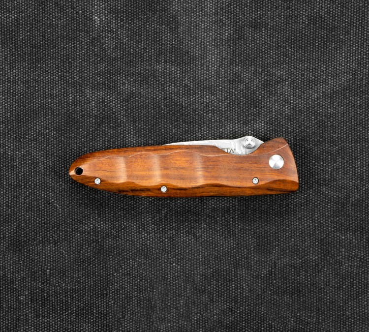 Mcusta Classic Wave Iron Wood Nóż Damascus