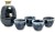Ciemno Niebieski Zestaw Do Podawania Sake EDO JAPAN