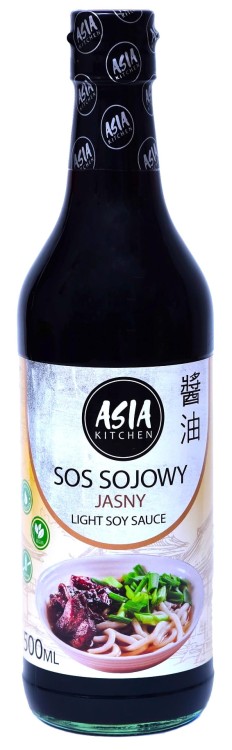 Sos Sojowy Jasny Bezglutenowy 500ml ASIA KITCHEN