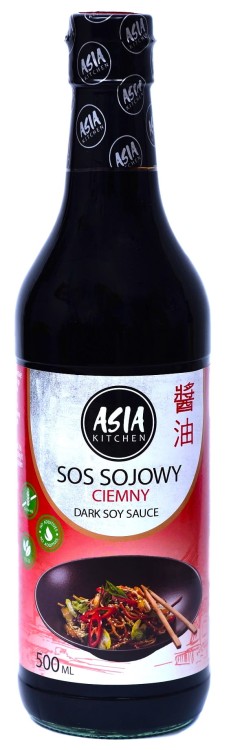 Sos Sojowy Ciemny Bezglutenowy 500ml ASIA KITCHEN