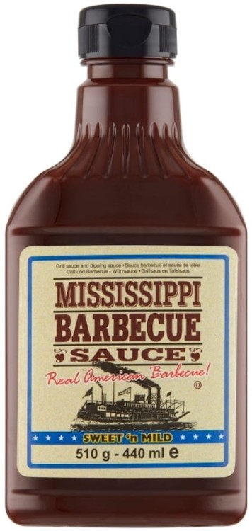 Sos Do Grilla Barbecue Słodki - Łagodny 510g MISSISSIPPI BARBECUE SAUCE