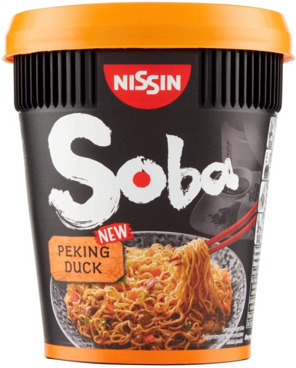 Zupka Makaron Błyskawiczny Kaczka Po Pekińsku Soba Cup 87g NISSIN