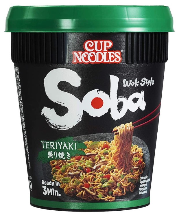 Zupka Makaron Błyskawiczny Teriyaki Soba Cup 90g NISSIN