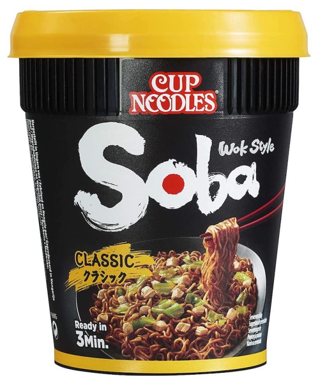 Zupka Makaron Błyskawiczny Classic Soba Cup 90g NISSIN