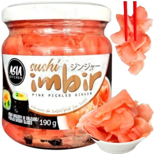 Imbir Do Sushi Różowy 190g ASIA KITCHEN
