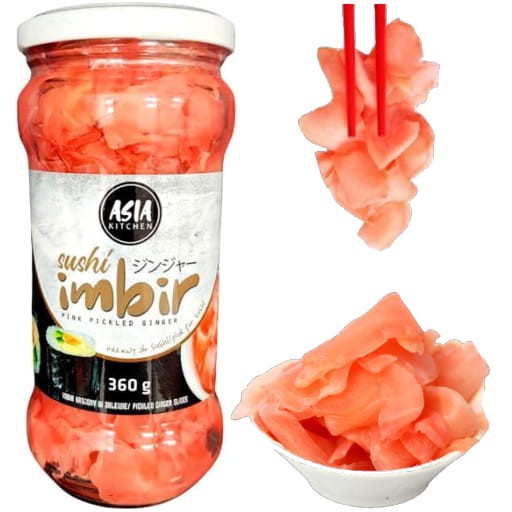 Imbir Różowy Do Sushi 340g ASIA KITCHEN