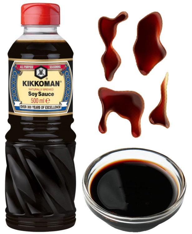 Sos Sojowy Naturalnie Ważnony 500ml KIKKOMAN