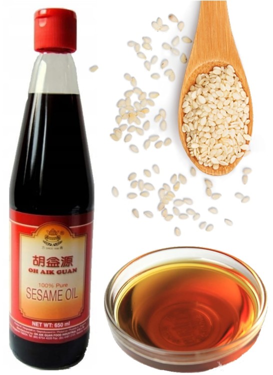 Olej Sezamowy Czysty 650ml OH AIK GUAN