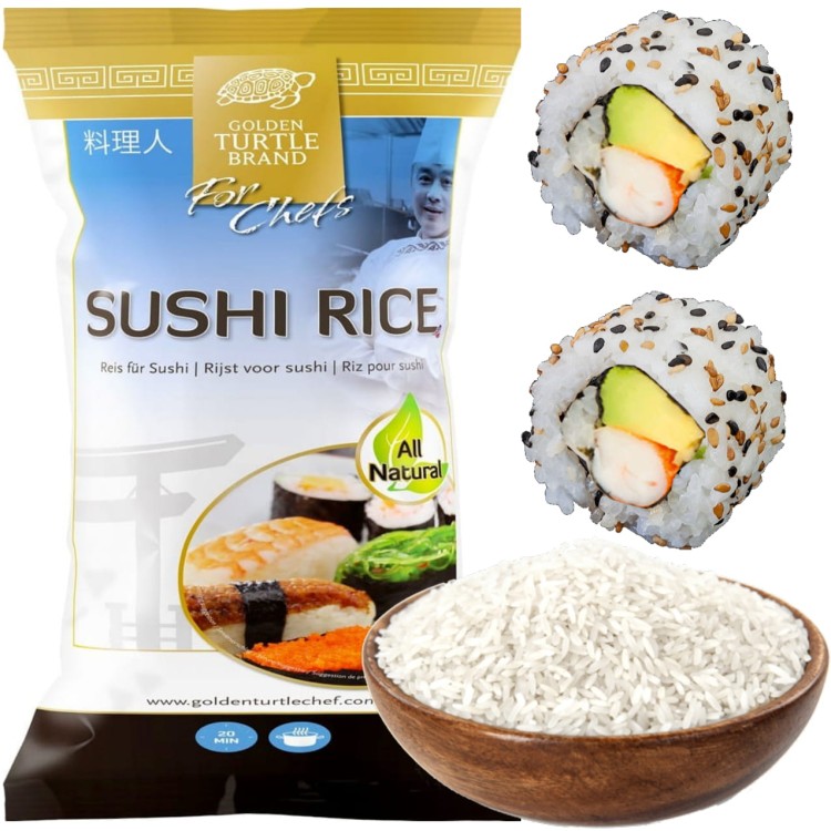 Ryż Do Sushi 5kg Duży Worek GOLDEN TURTLE BRAND