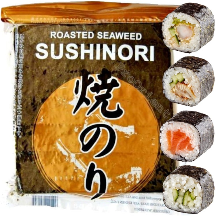 Wodorosty Algi Do Sushi Nori 50 Sztuk GOLD OCEANS KAISER