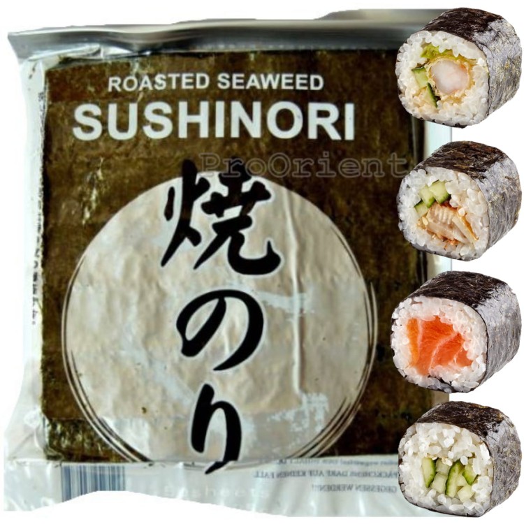 Wodorosty Nori Algi Glony Do Sushi 50 Sztuk SILVER OCEANS KAISER