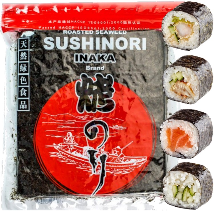 Wodorosty Nori Algi Do Sushi 50 Sztuk RED OCEANS KAISER