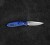 Mcusta Sengoku Blue Pakka Nóż Damascus
