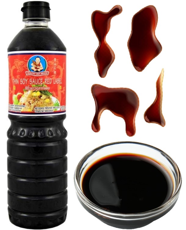 Sos Sojowy Jasny Tajski Red Label 1 Litr HEALTHY BOY BRAND