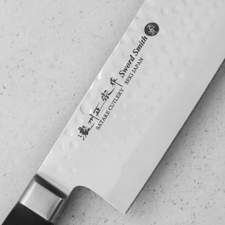 Satake Noushu Nóż Nakiri 16cm w Drewnianym Pudełku