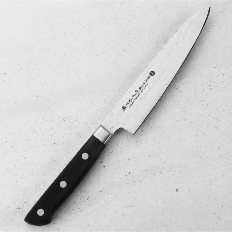 Satake Noushu Japoński Zestaw 2 Noży Nóż Uniwersalny 13cm i Szefa Kuchni 20cm w Drewnianym Etui