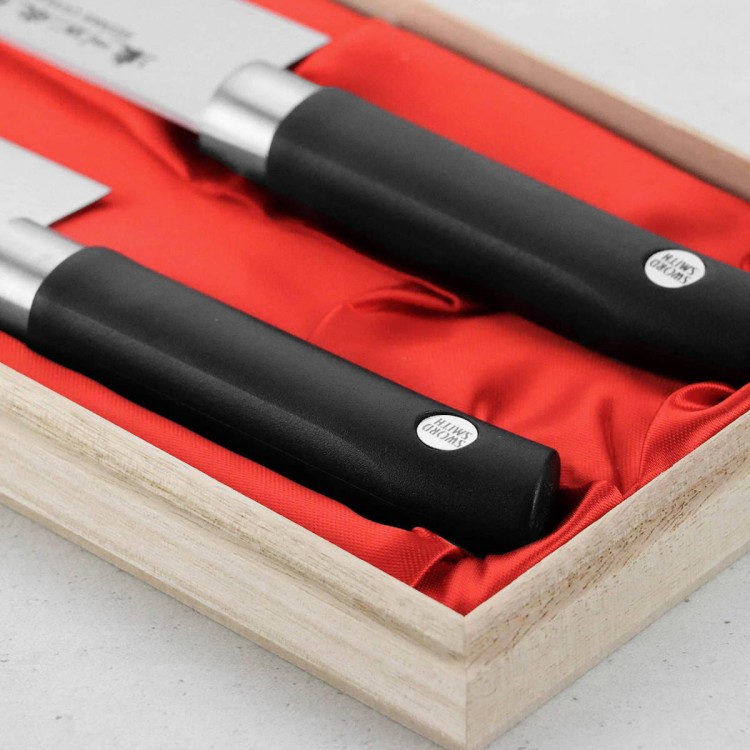 Satake Sword Smith Zestaw 2 Noży Santoku 17cm i Szefa Kuchni 18cm
