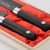 Satake Sword Smith Black Japoński Zestaw 2 Noży Nóż Szefa Kuchni 21cm i Santoku 17cm w Drewnianym Etui