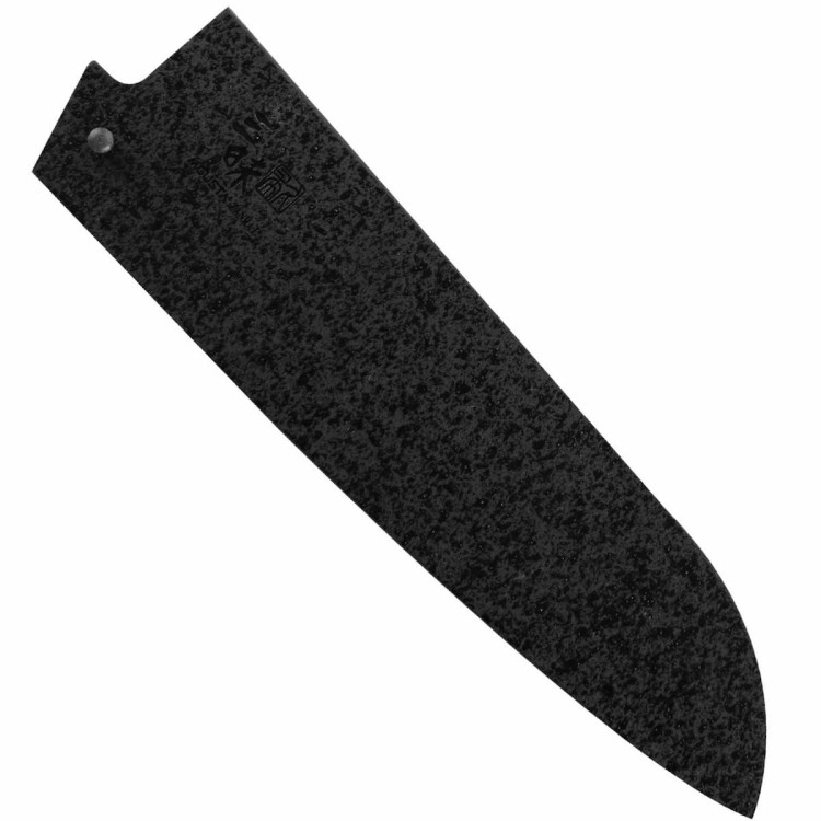 Drewniana Saya Black Ochraniacz Na Nóż Santoku 18 cm