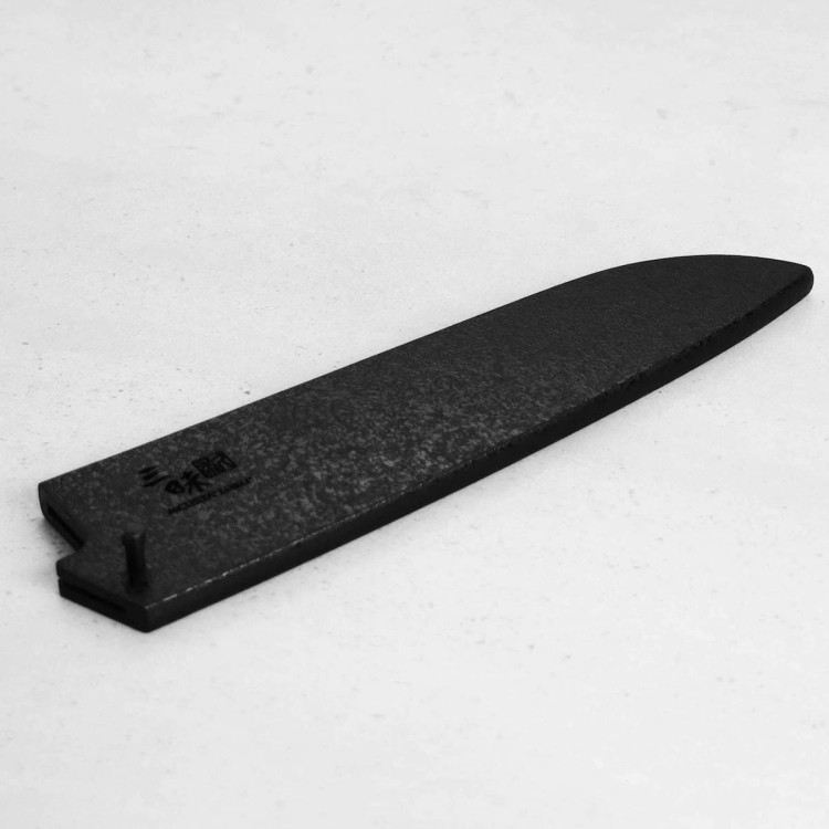 Drewniana Saya Black Ochraniacz Na Nóż Santoku 18 cm