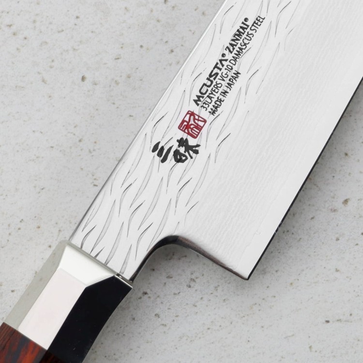 Mcusta Zanmai VG-10 Supreme Ripple Nóż Szefa Kuchni 18cm