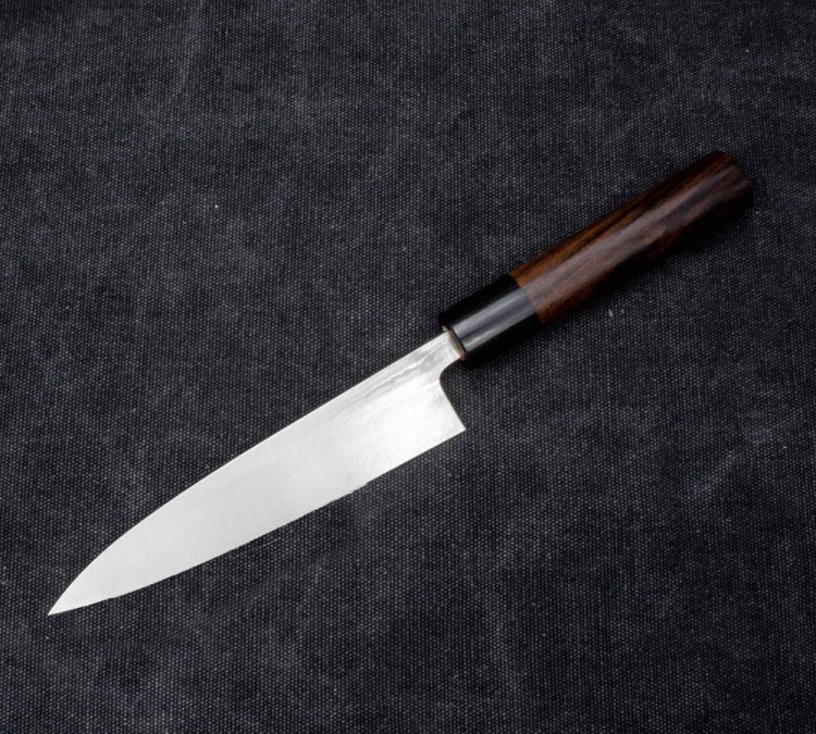 Hideo Kitaoka Shirogami Satin Nóż Kaisaki 15 cm