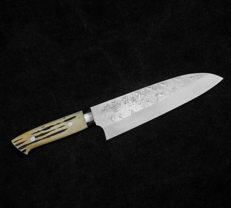 Takeshi Saji SRS-13 Róg Jeleni Nóż Santoku 18cm