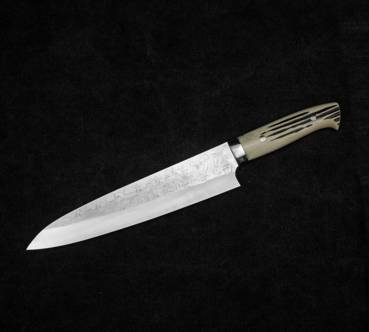 Takeshi Saji SRS-13 Róg Jeleni Nóż Szefa Kuchni 24cm