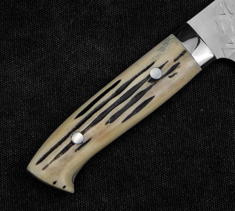 Takeshi Saji SRS-13 Róg Jeleni Nóż Szefa Kuchni 24cm