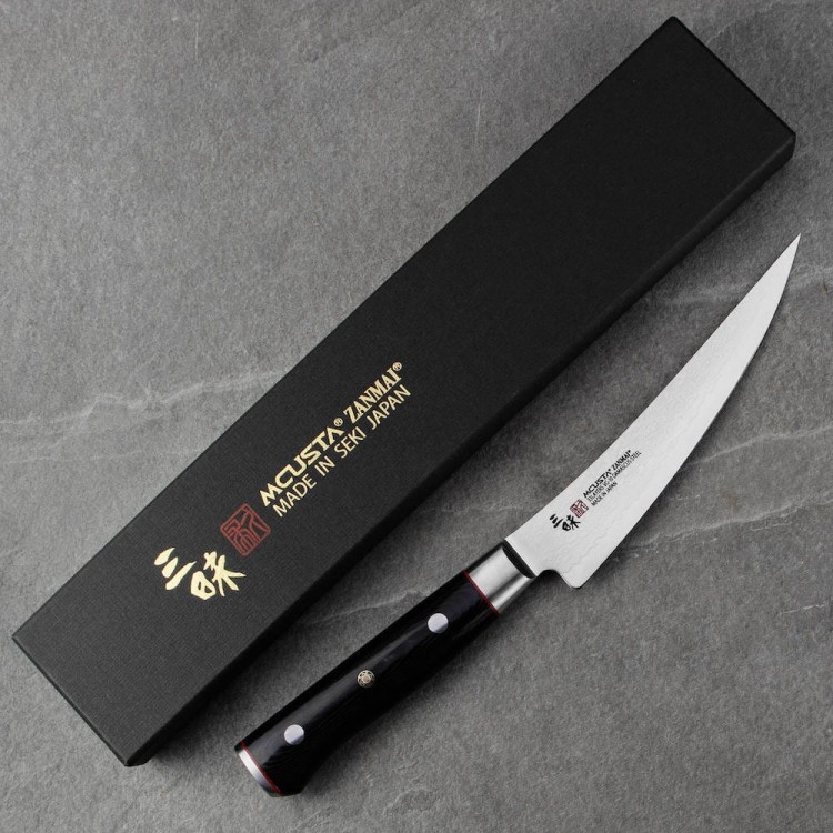 Mcusta Zanmai VG-10 Pro Zebra Nóż Do Wykrawania 16,5cm