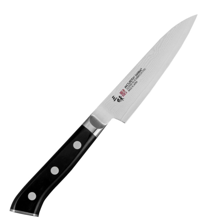 Mcusta Zanmai Classic Damascus VG-10 Pakka Nóż Uniwersalny 11cm