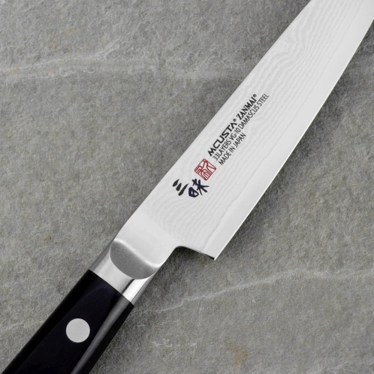 Mcusta Zanmai Classic Damascus VG-10 Pakka Nóż Uniwersalny 11cm