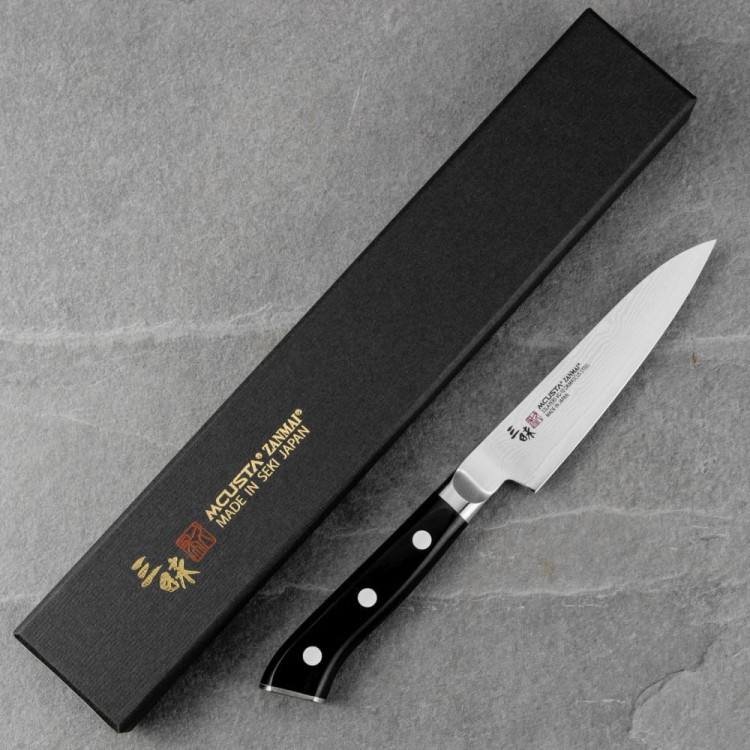 Mcusta Zanmai Classic Damascus VG-10 Pakka Nóż Uniwersalny 11cm