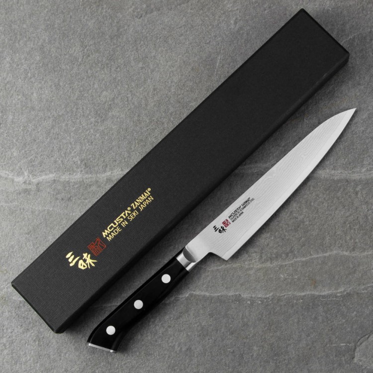 Mcusta Zanmai Classic Damascus VG-10 Pakka Nóż Uniwersalny 15cm