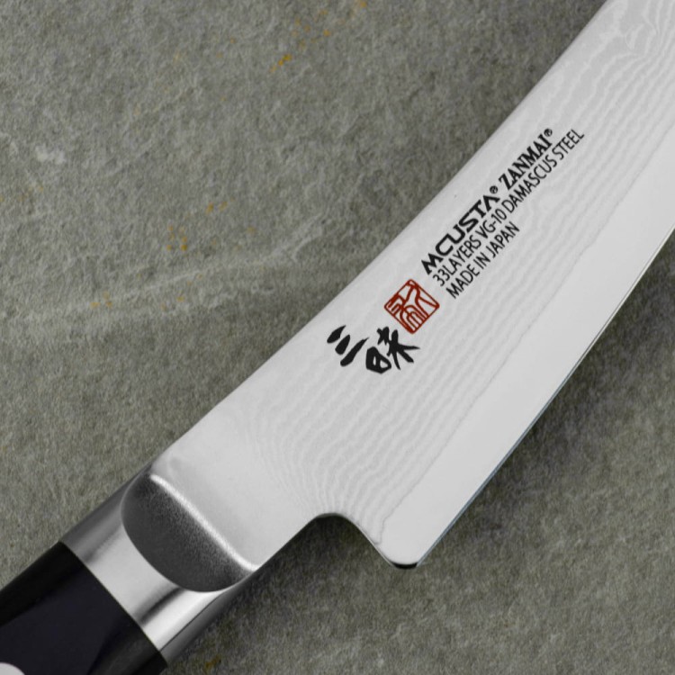 Mcusta Zanmai Classic Damascus VG-10 Pakka Nóż Do Wykrawania 16,5cm