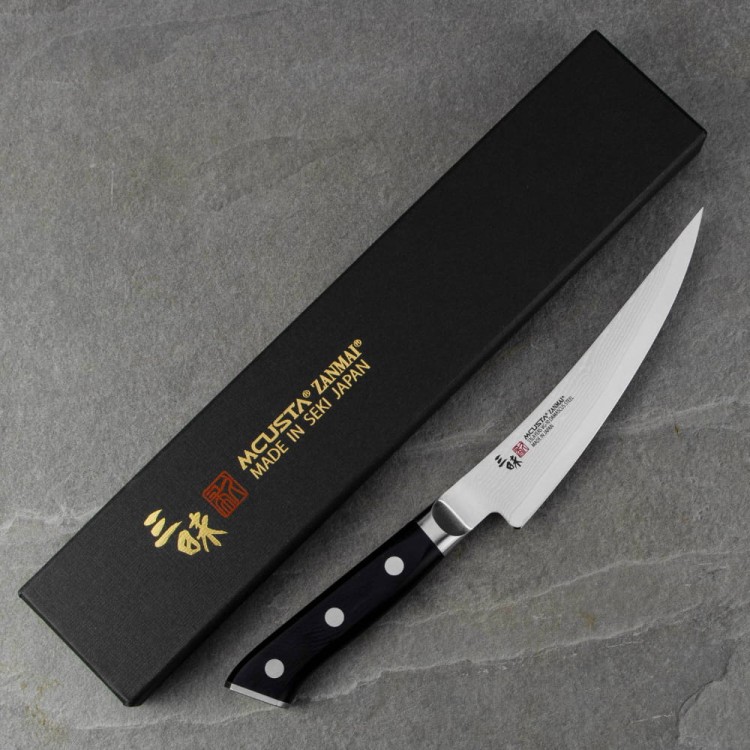 Mcusta Zanmai Classic Damascus VG-10 Pakka Nóż Do Wykrawania 16,5cm