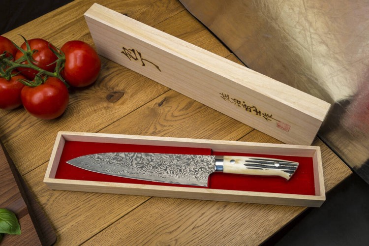 Takeshi Saji WBB Ręcznie Kuty Nóż Szefa 18cm R-2