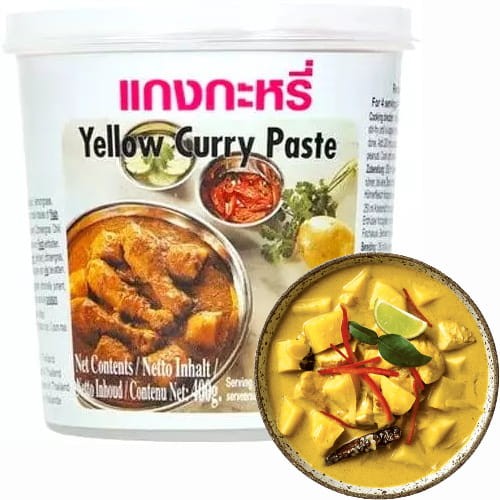 Żółta Pasta Yellow Curry 400g LOBO