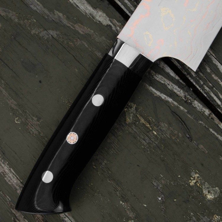 Takeshi Saji Blue Steel Ręcznie Kuty Japoński Nóż Bunka 17cm