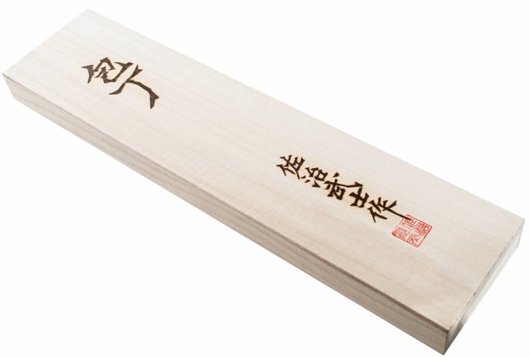 Takeshi Saji RW Ręcznie Kuty Nóż Santoku 18cm R-2