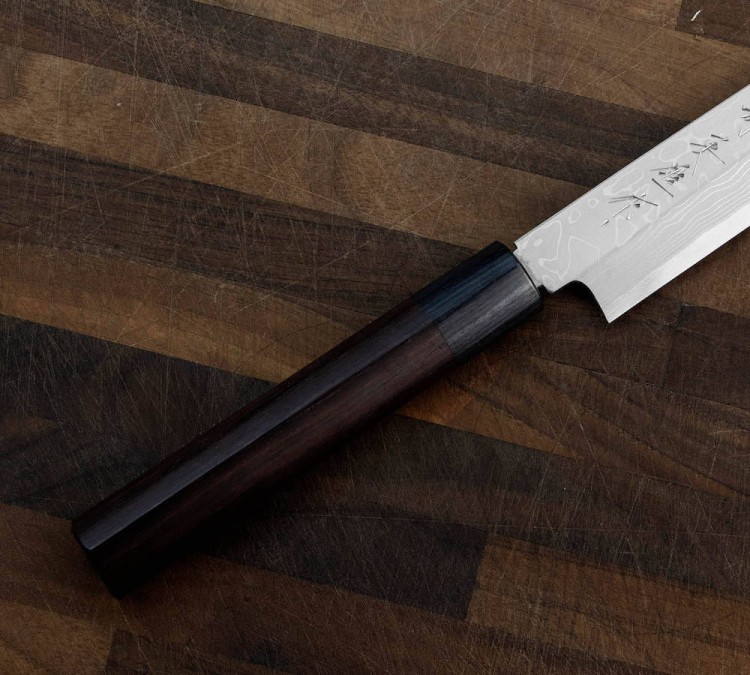 Hideo Kitaoka Nóż Shirogami Satin Yanagi 24 cm