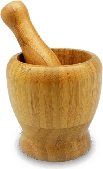 Moździerz Bambusowy Drewniany Elegancki 10cm Banboo Forest EMRO AZIATICA